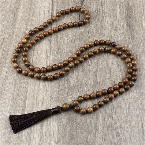 6 8 10mm Vintage 108 Mala Perlen Halskette Original Holz Wulst M Nner