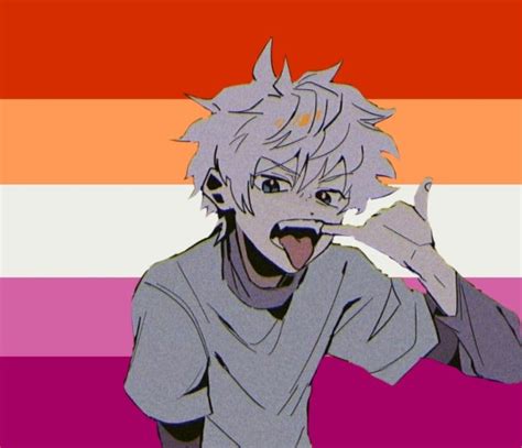 Killua Hxh Anime Lesbian Pride Icon Lesbian Flag Anime Lesbian Pride