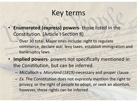 Ppt United States Constitution 101 Powerpoint Presentation Free