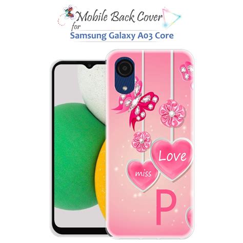 Samsung Galaxy A03 Core Back Cover Multicolor Silicone Shopee India