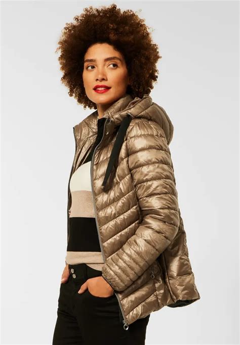 Street One Veste Matelass E Pour Femmes En Marron Street One