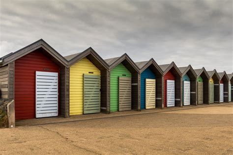 Blyth Beach huts, United Kingdom