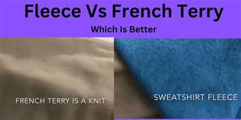 French Terry Vs Fleece Quick Comparison Winner