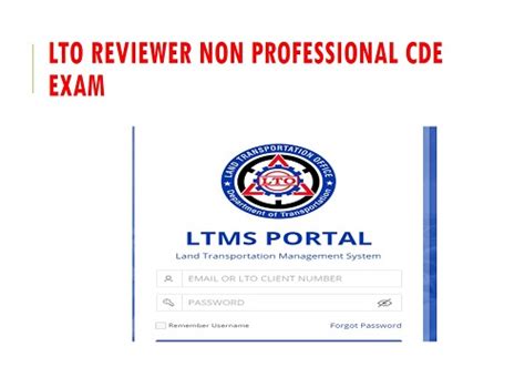 LTO Reviewer 2023 English Tagalog Non Professional CDE Exam Reviewer