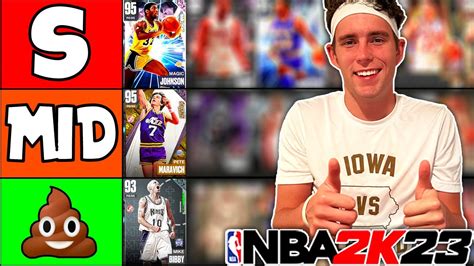 BEST POINT GUARDS TIER LIST NBA 2K23 MyTEAM YouTube