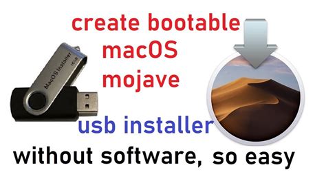 Create Macos Bootable Installer On Usb Drive Without Software Easiest Way Youtube