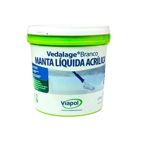 Manta Liquida Acr Lica Vedalage Branco Kg Viapol Manta L Quida