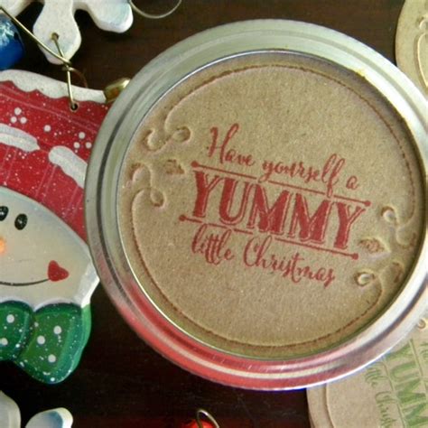 Christmas Canning Jar Labels Etsy