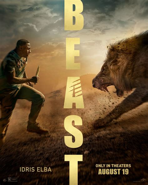 Idris Elba Battles With Ferocious Lion In New Beast Movie Poster