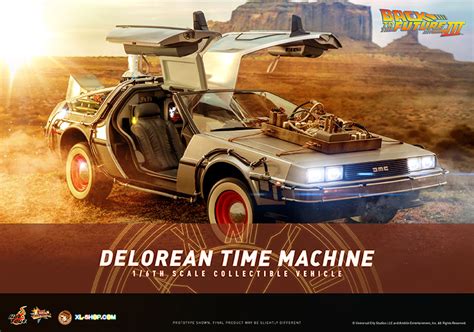 Hot Toys MMS Back To The Future III Th Scale DeLorean Time Machine Collectible Vehicle