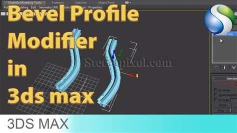 How To Use Bevel Profile Modifier In Autodesk 3ds Max Youtube