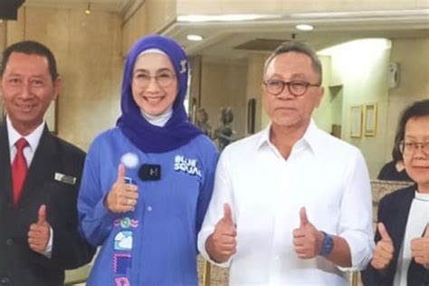 Dorong Desy Ratnasari Maju Pilgub Jabar Zulhas Targetkan Kursi DPRD