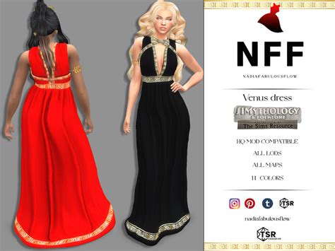 The Sims Resource SIMythology Venus Dress