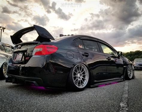 2015 Subaru WRX STI Enkei Nt03 Air Lift Performance Custom Offsets