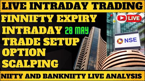 Live Intraday Trading 28 May 2024 Finnifty Expiry Trade Setup Option