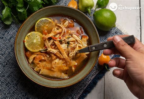 Sopa De Pollo Y Lima Receta Mexicana Refrescante Y Deliciosa De