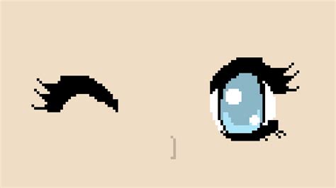 Easy Pixel Art Anime Eyes