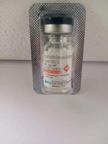 Human Chorinic Gonadotropin Bharat Serum Ltd Hucog 10000 Iu Inj