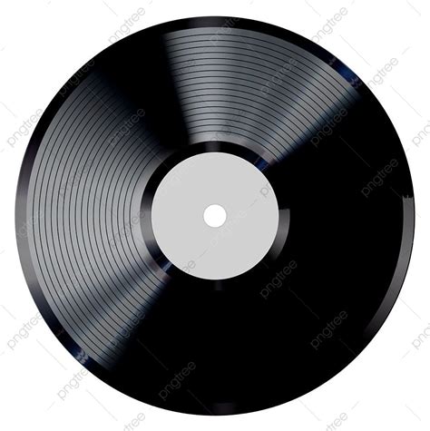 Illustration Vectorielle De Disque Vinyle PNG Photoréaliste Isolé