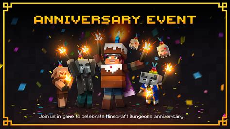 The Minecraft Dungeons Anniversary Event Includes Exclusive Rewards R