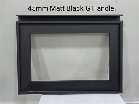 Mm Matt Black T Handle Profile Shutter At Sq Ft Aluminum