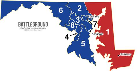 Maryland's New Congressional Districts - by Justin Brown