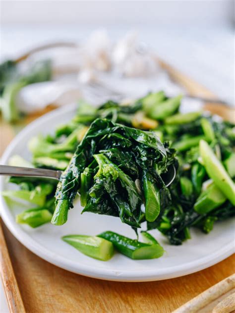 Chinese Broccoli Stir Fry Gai Lan The Woks Of Life