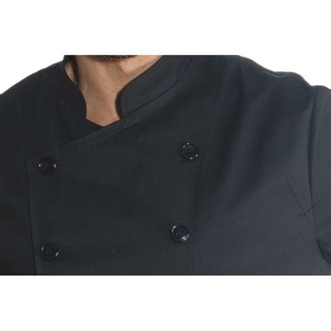 Chaqueta básica de cocinero manga larga negra DYNEKE 8440701 compra online