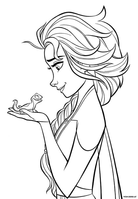 Coloriages Elsa Coloriage Pour Filles