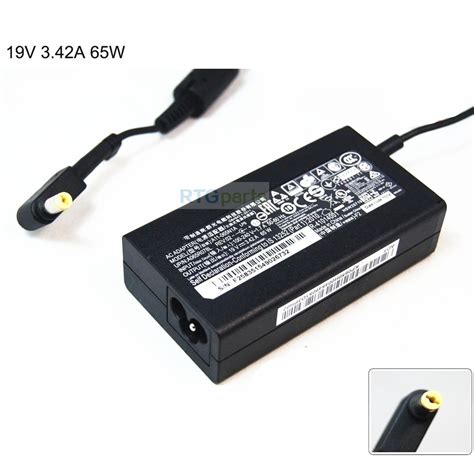 65W 19V 3 42A อะแดปเตอร AC สำหรบ Acer Aspire 5250 0639 5250 0665 5250