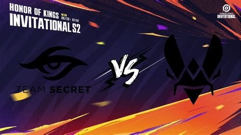 Honor Of Kings Invitational Season Knockout Stage L Team Secret Vs