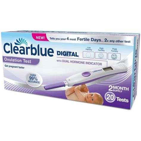 หารานทขาย Clearblue อปกรณทดสอบการตกไขแบบดจตอล 20 ครง