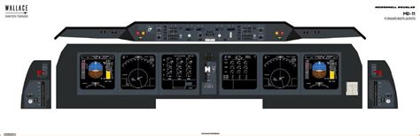 Mcdonnell Douglas MD11 Cockpit Familiarization Poster Full Scale 3 ...