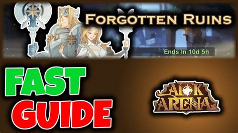 Forgotten Ruins Quick Guide New Voyage Of Wonders Walkthrough Afk