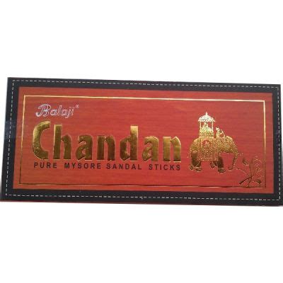 Balaji Chandan Pure Mysore Sandal Mild Incense Sticks Pack Of 12