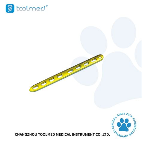 Toolmed 3.5mm Straight Locking Plate Ortopedia Veterinaria Placas