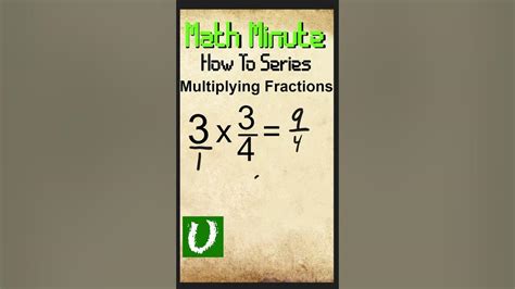 How To Multiply Whole Numbers By Fractions Multiplying Whole Numbers