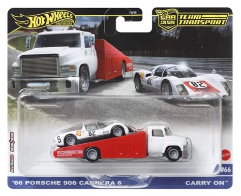 HOT WHEELS TRANSPORTATOR CARRY ON CU MASINUTA PORSCHE CARRERA 906 SCARA 1 64 HOT WHEELS