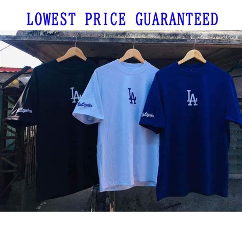 La Los Angeles Dodgers High Quality Unisex Tshirt Shopee Philippines