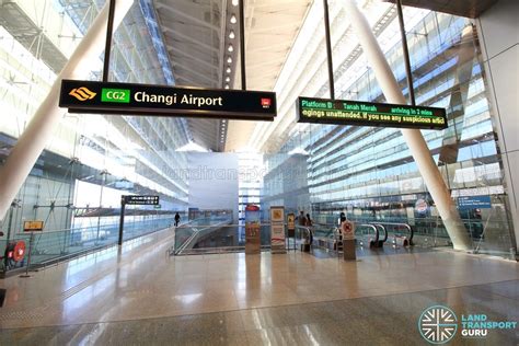 Changi Airport Mrt Station Station Entrance T2 Departure Hall