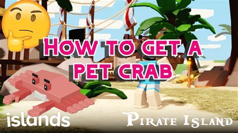 How To Get A Pet Crab In Roblox Islands FunZone YouTube