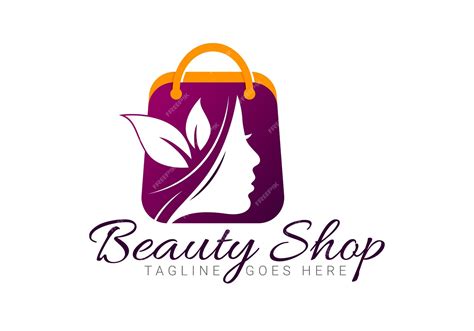 Premium Vector | Beauty products shop logo design vector template