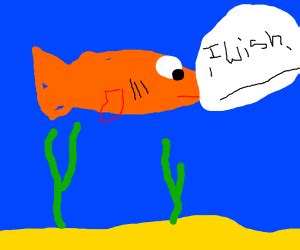 A Wish Fish - Drawception