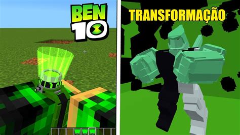 NOVIDADES NOVO ADDON DO BEN 10 NO MINECRAFT YouTube