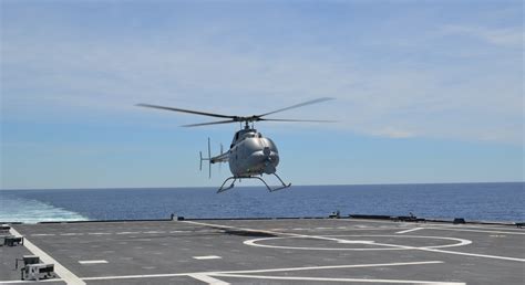 MQ 8C Fire Scout Completes Successful First Flight From Littoral Combat