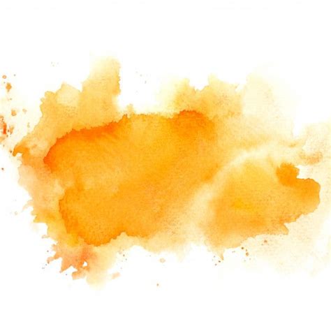 Premium Photo Orange Watercolor Aquarela Cursos De Pintura Manchas