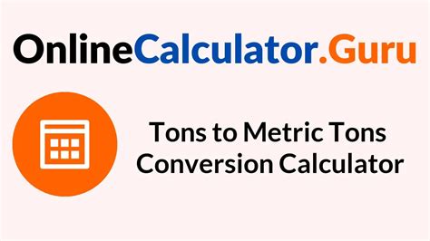 Tons to Metric Tons Conversion Calculator, Calculate the 893 Tons to Metric Tons