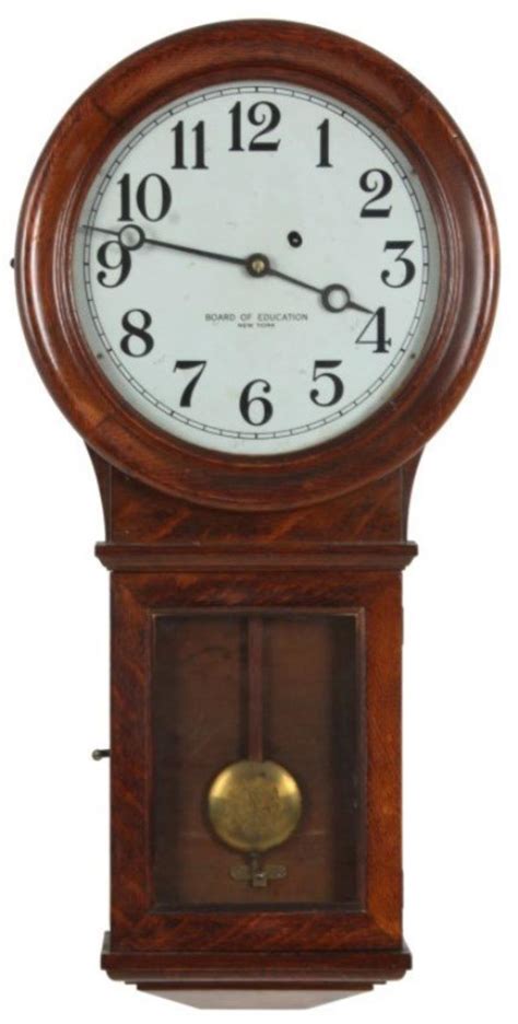 Eastman Clock Co Wall Regulator Clock Price Guide