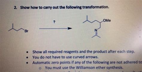 Solved 2 Show How To Carry Out The Following Chegg