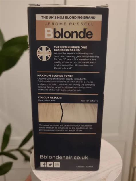 Jerome Russell Bblonde Maximum Blonde Toner Platinum Blonde